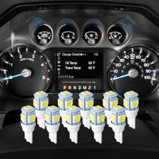 10x White Instrument Gauge Cluster Bulbs Led For 2003-2006 Honda Element