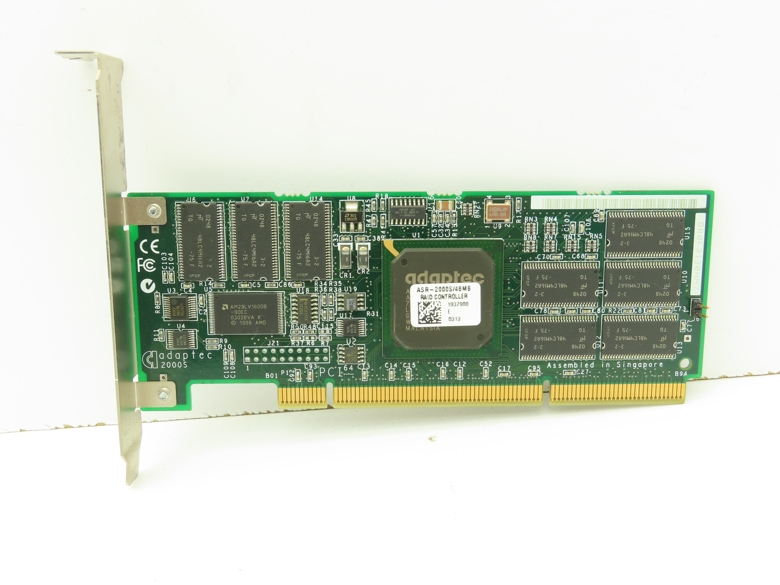 Adaptec 1920006-00 ASR-2000S/48MB SCSI RAID Controller Card