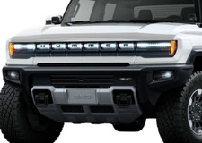 Chrome Aeroskin Hood Protector Bug Shield Deflector For 2022-2025 Gmc Hummer Ev