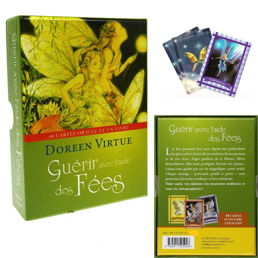 SET 44 Karten + Buch Oracle Heilen Mit Der Hilfe Der Feen Doreen Virtue - Bild 1 von 1