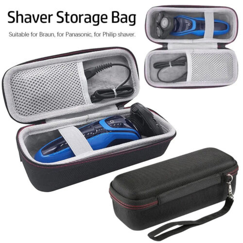 Zipper Travel Box Shaver Case Razor Holder Bag Shaver ProtectiveCase Waterproof+ - Picture 1 of 13