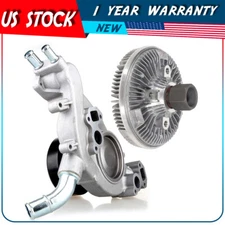 Water Pump Fan Clutch Kit Fits 99-05 Chevy Silverado 1500 2500 5.3L 6.0L 5.3L