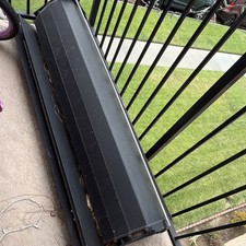 Black Aluminum Portable Solid Platform Access Ramp