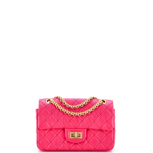 Chanel Reissue 2.55 Flap Bag Quilted Aged Calfskin Mini