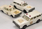 Matchbox Lesney Superfast Lot Of 3 Mercury Police & Ford Galaxie Vintage