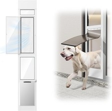 Dog Door Sliding Glass Adjustable 75 3/5 to 80 Inch