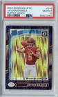 2024 Donruss Optic Jayden Daniels PURPLE SHOCK Prizm Rookie #248 PSA 10 Gem Mint