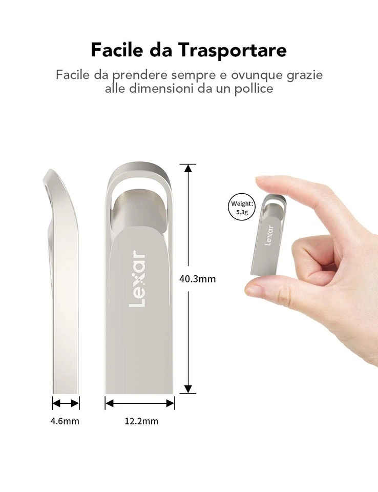 Clé USB 64 Go USB 3.2 Gen 1 USB Flash Drive Vitesse de Lecture Jusqu'à 100 Mo... - Photo 4/4