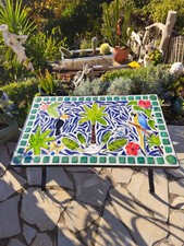 Table basse en fer forgé &