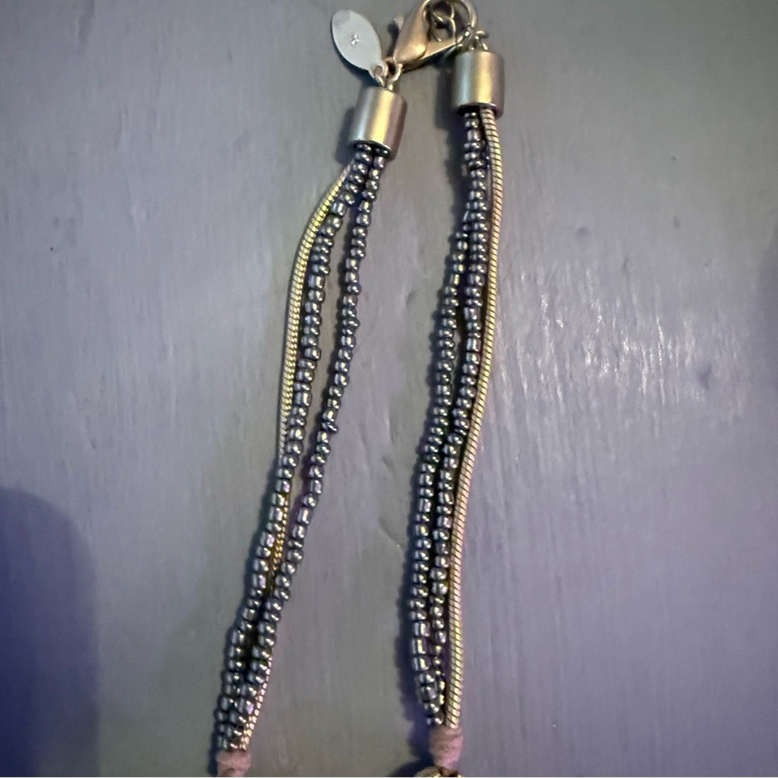 Chico’s Large Beaded Pendant Statement Necklace - image 7