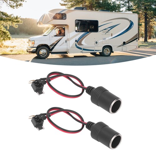 Para Zapalniczka samochodowa Gniazdo Gniazdo Złącze Adapter DC 12-24V Wymień LVE - Zdjęcie 15 z 24