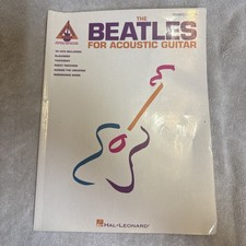 The Beatles For Acoustic Guitar 1993 Hal Leonard Music Book ECU revised edition