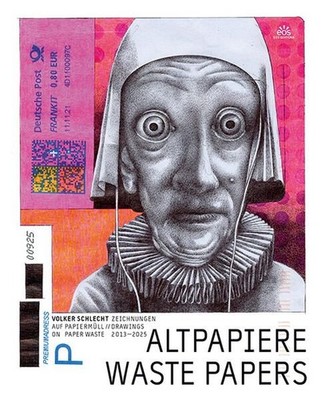 Altpapier - Waste Papers Zeichnungen auf Papiermüll - Drawings on Paper Waste Sc