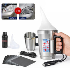 Kit Lucidatura fari auto 100ml restauro e riparazione fari con polimero liquido