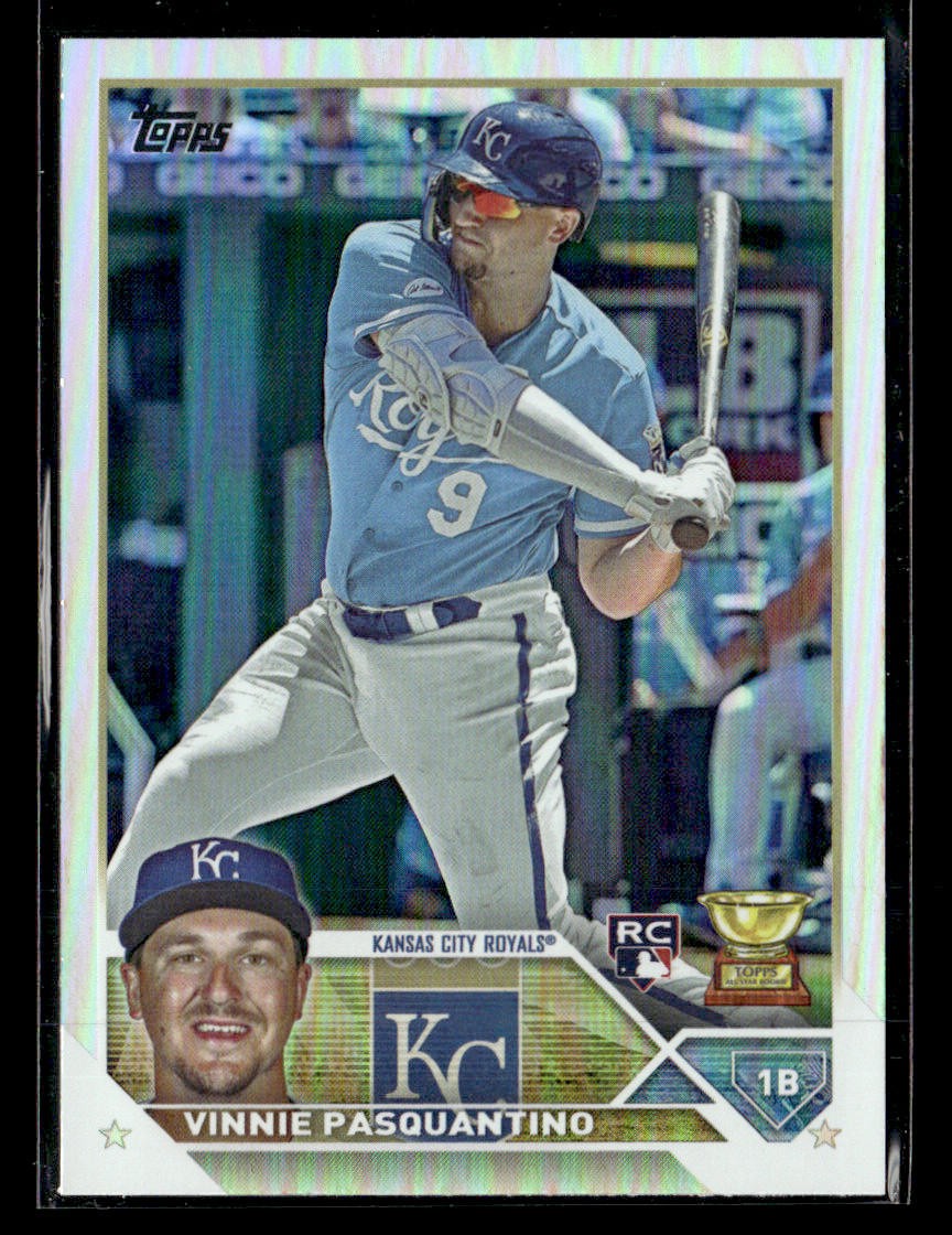 2023 Topps #302 Vinnie Pasquantino Rainbow Foil Card Kansas City Royals