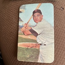 T.C.G. 1970 Harmon Killebrew #60 Minnesota Twins Vintage Oversized Baseball Card