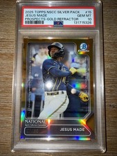 2025 Topps NSCC Silver Pack MLB Jesus Made Bowman Prospects Gold #37 /50 PSA10