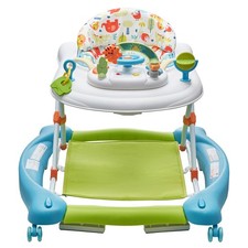 Uimoso 4-in-1 Baby Walker Foldable Activity Center Adjustable Height 6-24 Month