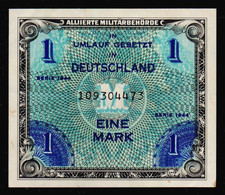 1 marka 1944 druk amerykański UNC/AU