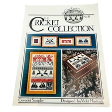 Cross Eyed Cricket Collection Coverlet Sampler Chart No 19 Pattern READ