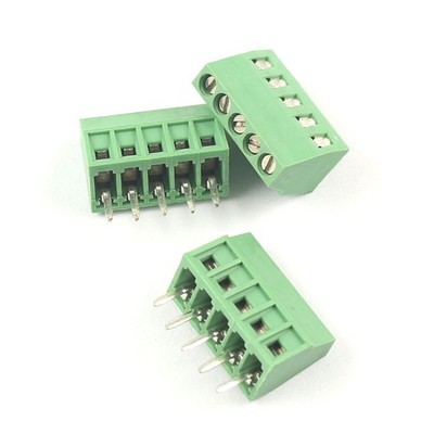 5Pcs 2.54mm 0.1'' Universal 5 Pin 5 Poles PCB Screw Terminal Block Connector
