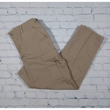 Propper Pants Mens Size 34x31 Brown Cargo Utility Work Adjustable Waist