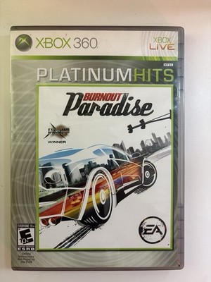 Burnout Paradise Platinum Hits (Microsoft Xbox 360, 2009) Complete CIB
