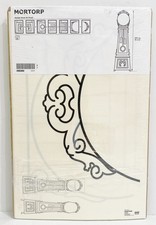 IKEA Mortorp Grandfather Clock Wall Decal Decor Anne de Graffe 76" Tall