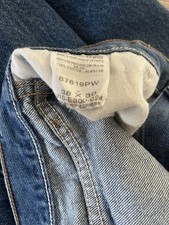 Rustler Men's Blue Denim Jeans Medium Wash Regular Fit Straight Leg Mid Rise