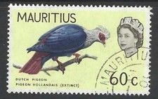 Mauritius 1965 Bird Stamp