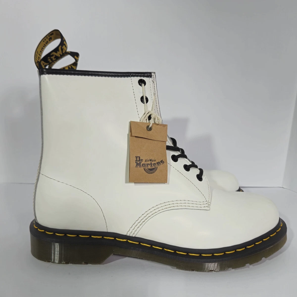 White Platform Authentic Dr Martens (Size 9 US Mens) Dr. Martens White Boots for Men for Sale - Shop New & Used  main image 4