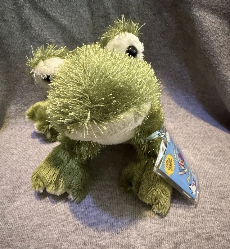 WEBKINZ LIL' KINZ - FROG New With Tags NWT (HS001 Brand New with Unused Code)