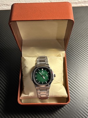 Lucky Brand Silver Watch with Green Face Lucky Fours Luxury Men main image 3