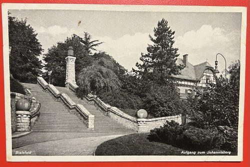 Postcard Bielefeld - "Rise to Johannisberg" - Detmold, Bethel - RARE!!!