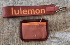 Lululemon Accessories: True Identity Card Case &Never Lost Keychain,Brier Rose