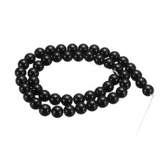 100pcs Black Agate Natural Stone Beads 8mm Round Loose Bead
