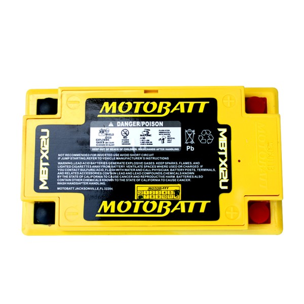 MotoBatt AGM Battery 1994-97 fits Kawasaki ZX 900 B Ninja ZX-9R 1999-00 ZRX 1100