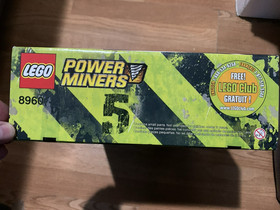 Lego POWER MINERS 8960 Thunder Driller With Box, Instructions Build & Figs !!!
