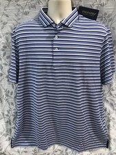 Polo Golf Ralph Lauren Men's Size XL Blue Short Sleeve Tour Pique Pro Fit Shirt