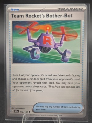 Team Rocket's Bother-Bot - 172/182 Uncommon Pokemon Destined Rivals NM In  hand