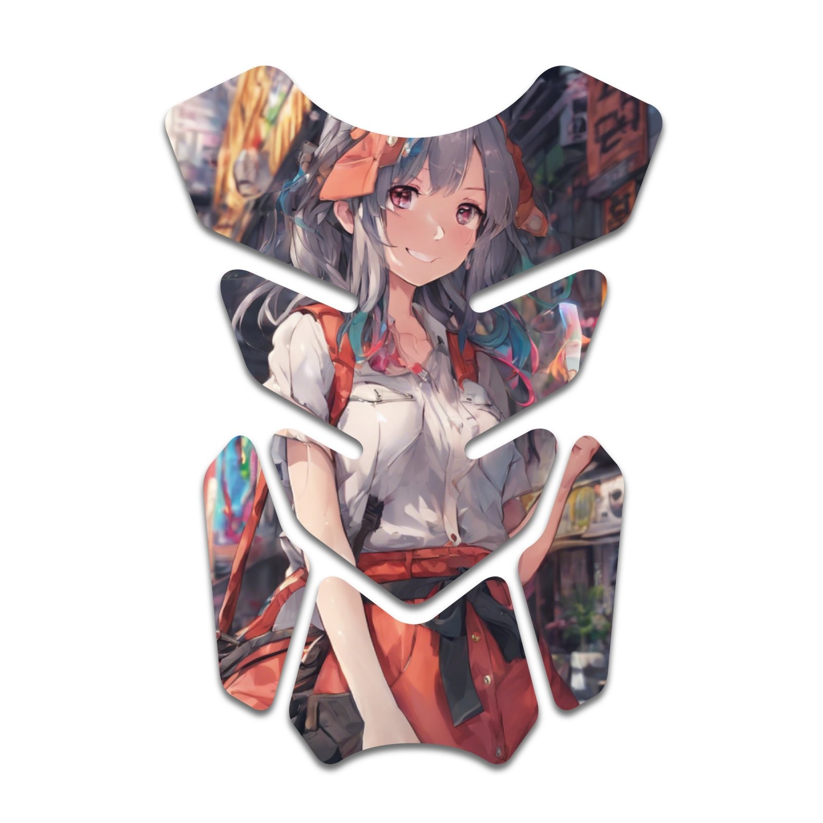 Fish Bone Tank Pad Anti Slip Protector Sticker TP111 3601694 anime colorful art