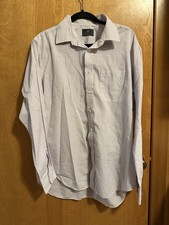 M S Marks And Spencer Long Sleeve Button Up Dress Shirt 16 1/2 42