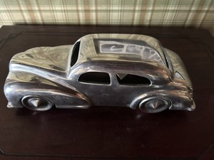 Pottery Barn Classic Car Vintage Style Cast Aluminum 1940's Cadillac Sedan