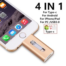 For iPhone 2TB USB Flash Drive 1TB 512GB 256G USB 3.0 Sticks External Storage Pe