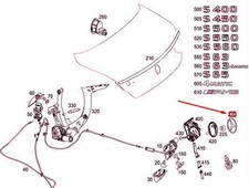 Mercedes-Benzs Coup&eacute; C217 Heckes Emblem Abzeichen A09981085005896 Neue Echtheit
