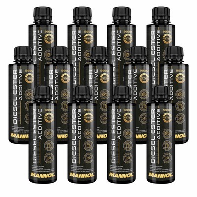 13x 250 ml MANNOL 9930 Diesel Ester Additiv - Kraftstoffsystem-Schutz & Reiniger