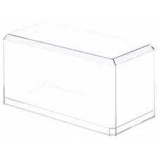 Pioneer Plastics Clear Beveled Edge Case, 4.375" x 4.125" x 9" (8 inch dolls)