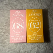 New Sol De Janeiro Cheirosa 68 62 Jelly Perfume Balm Fragrance Duo NEW