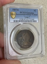 1798 1C First Hair Style, BN (Regular Strike) Draped Bust Cent