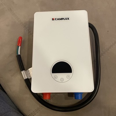 Camplux 4.5kW Electric Tankless Water Heater Instant Hot Water LED Display TE05